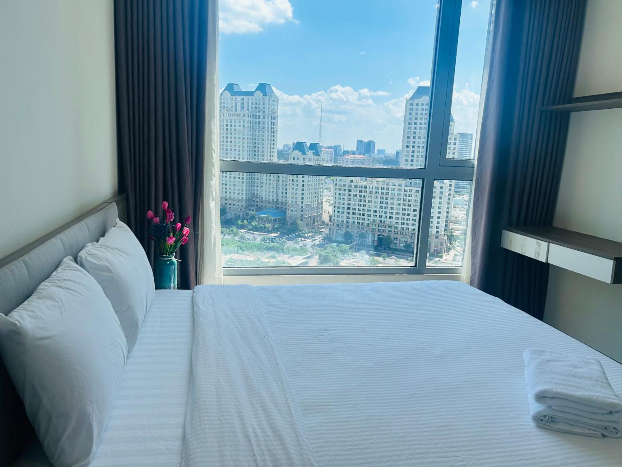 Luxhomes Saigon - Vinhomes Central Park Ho Chi Minh-stad Buitenkant foto